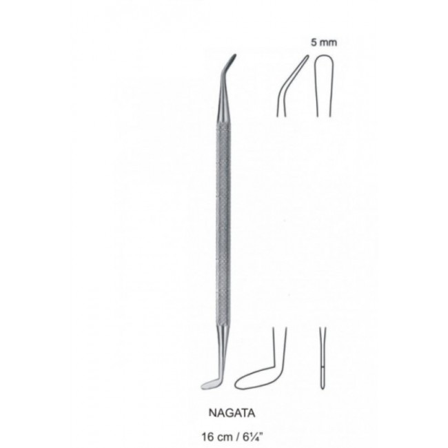 Nagata Auricular Septum Elevator ,Blunt End, 16 cm Nagata Auricular Septum Elevator ,Blunt End, 16 cm